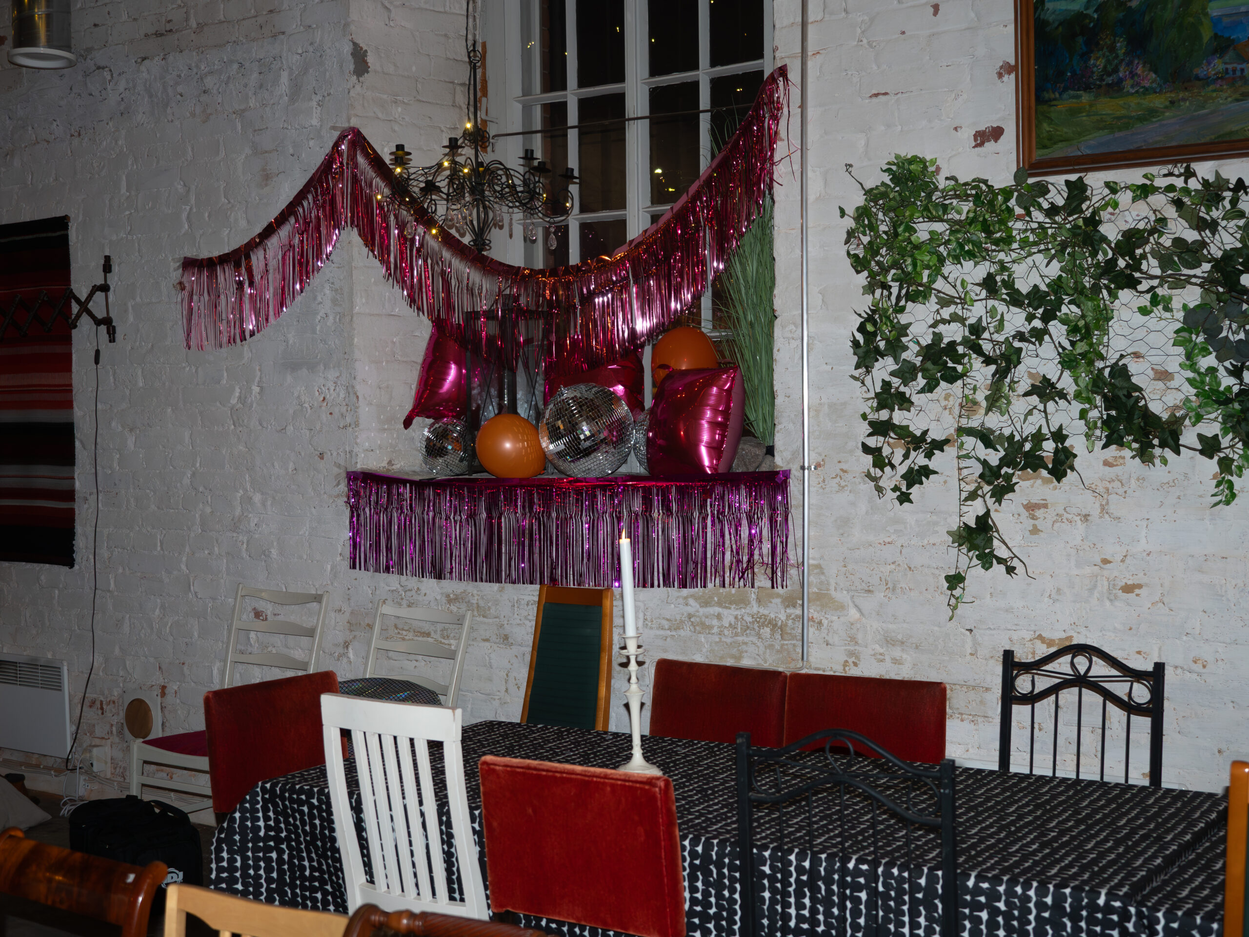 Empty celebration room